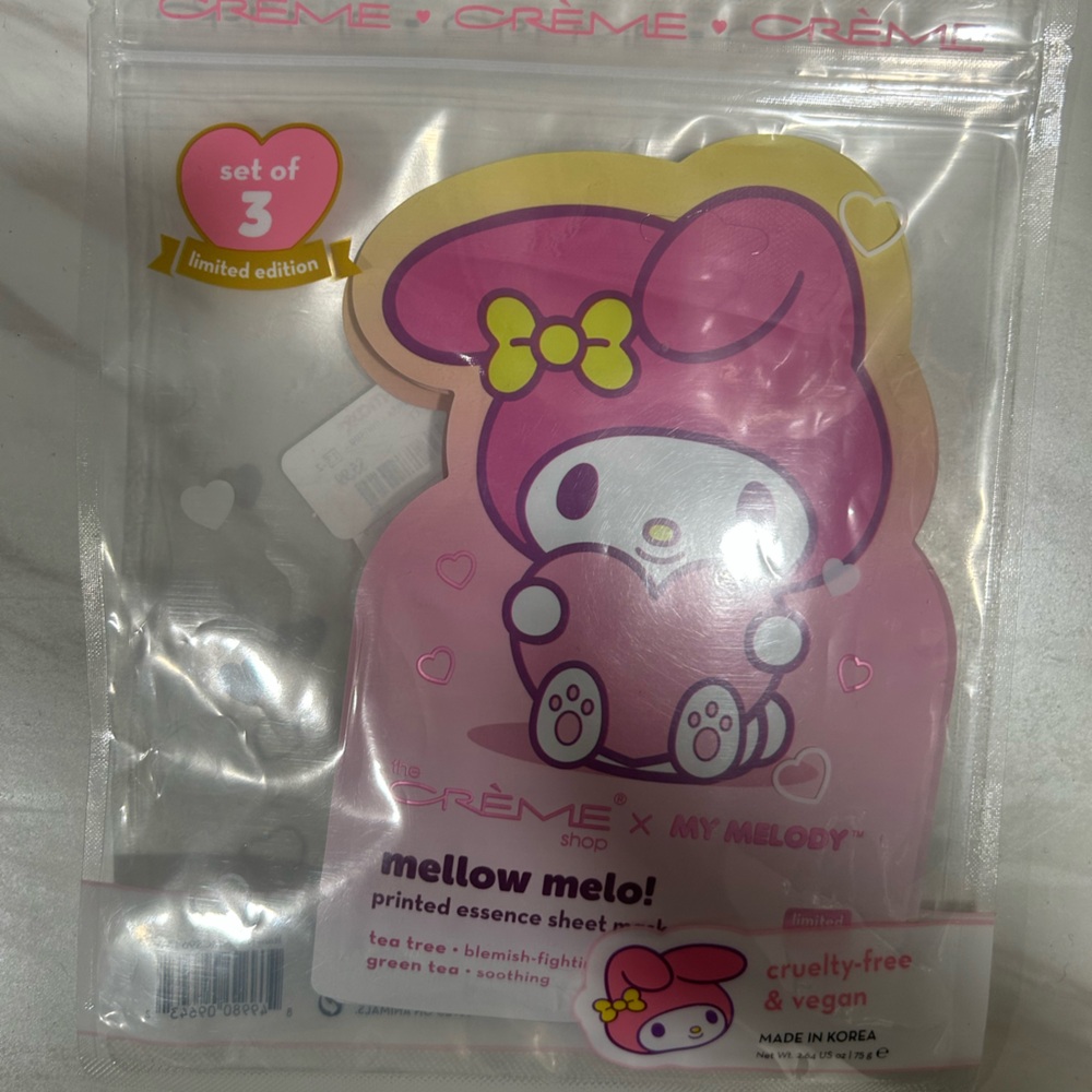 Pink and Yellow My Melody Phone Accessory with Cute Design